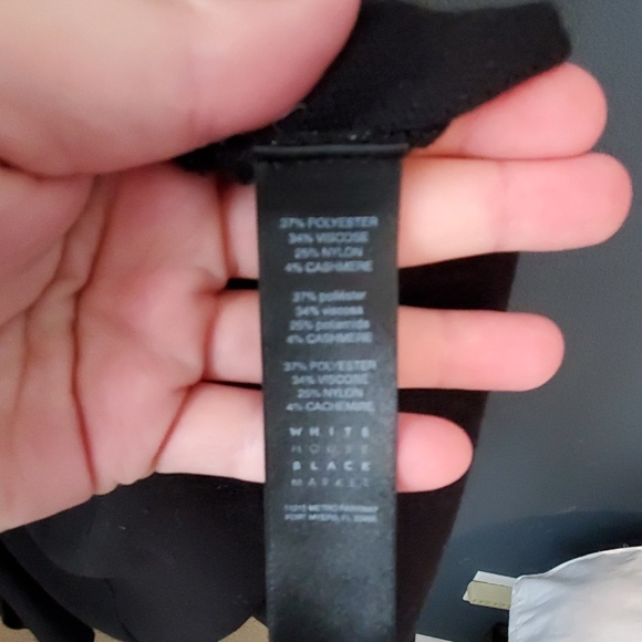 WHBM EUC black shimmer cardigan - Picture 5 of 5